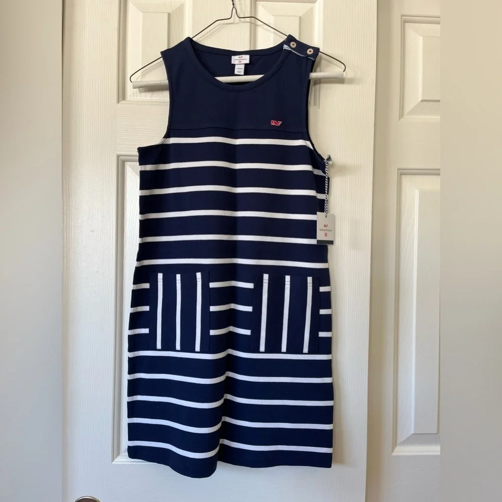 Vineyard Vines for Target Girls Striped Sleeveless crewneck dress, NWT - Picture 6 of 8